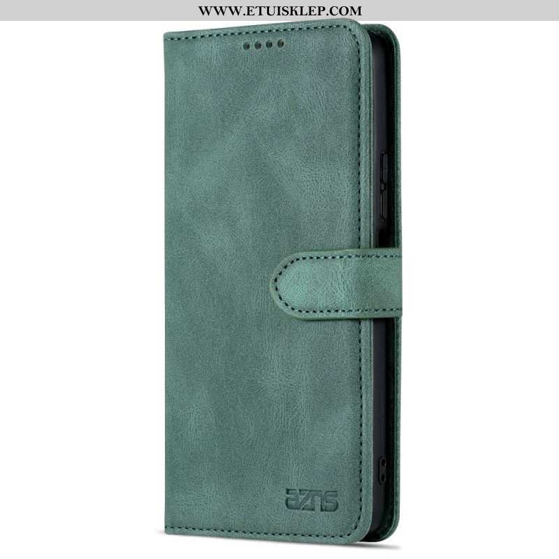 Etui Folio do Poco F4 Stylizacja Skóry Azns